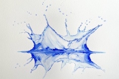 Tracy McCarty,  Reflecting 1, watercolor 