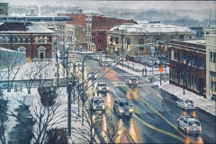 C. Arthur Croyle,  Snowscene, oil 