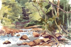 Lynda Rimke,Yellow Creek Revisited, Watercolor